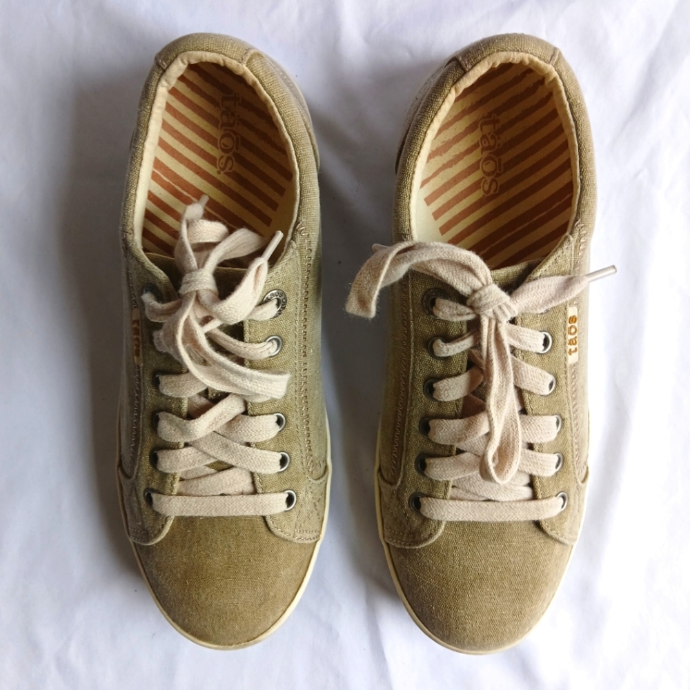 Taos Women's Canvas Sneakers 10W - Picture 5 of 6